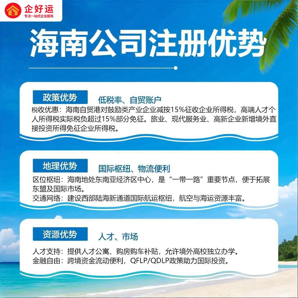 海南公司注册优势:政策红利与行业机遇深度解析(图2) 海南公司注册优势:政策红利与行业机遇深度解析(图2)
