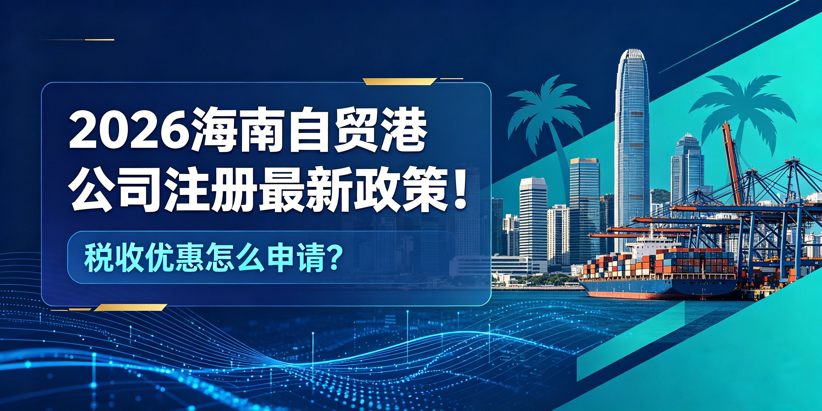 2026海南自贸港公司注册最新政策!税收优惠怎么申请?(图1) 2026海南自贸港公司注册最新政策!税收优惠怎么申请?(图1)
