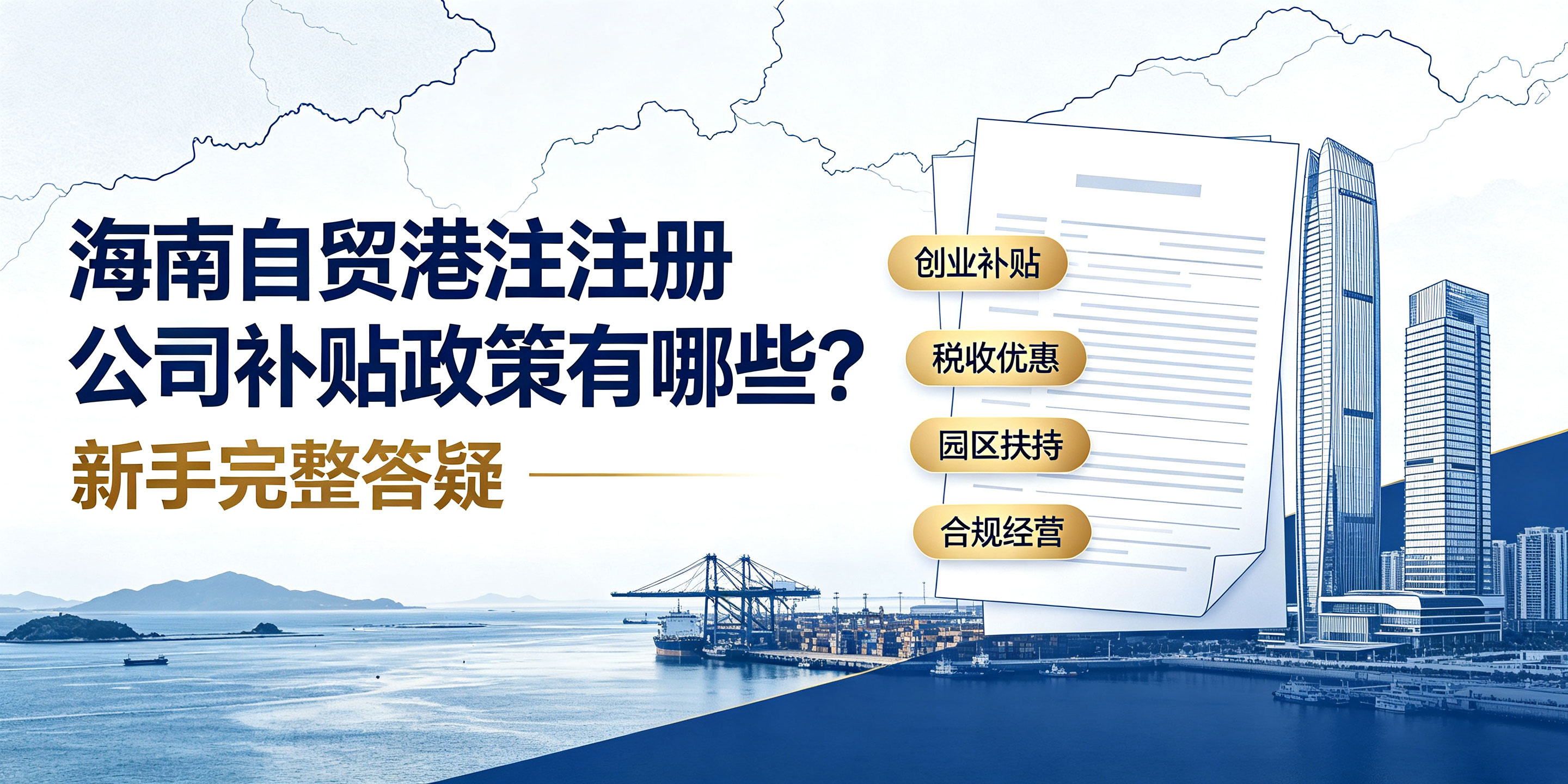 海南自贸港注册公司补贴政策有哪些?新手完整答疑(图1) 海南自贸港注册公司补贴政策有哪些?新手完整答疑(图1)