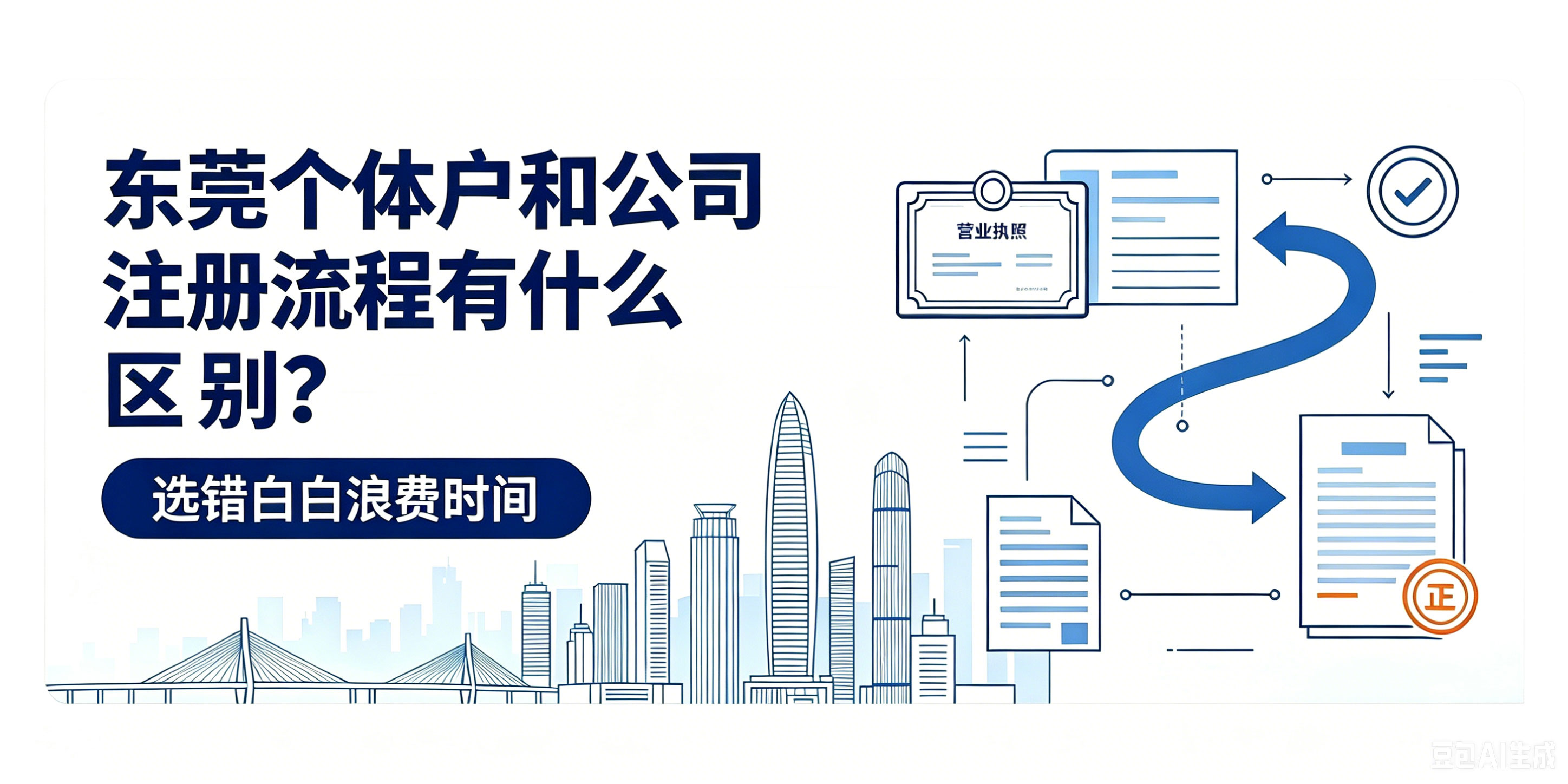 东莞个体户和公司注册流程有什么区别?选错白白浪费时间(图1) 东莞个体户和公司注册流程有什么区别?选错白白浪费时间(图1)