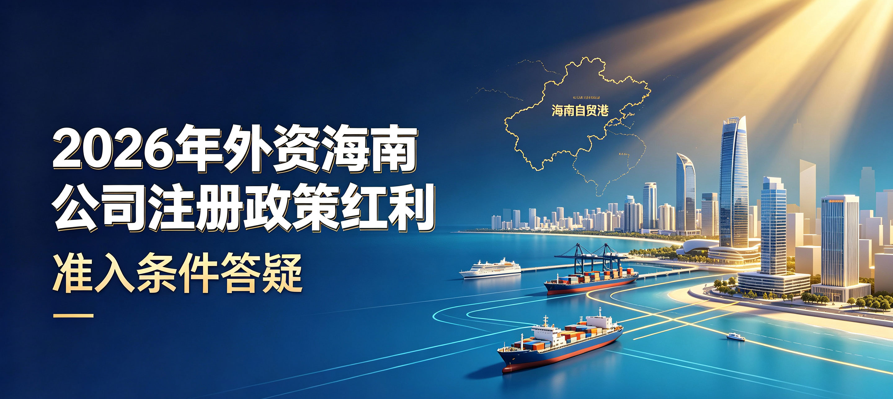 2026年外资海南公司注册政策红利,准入条件答疑(图1) 2026年外资海南公司注册政策红利,准入条件答疑(图1)
