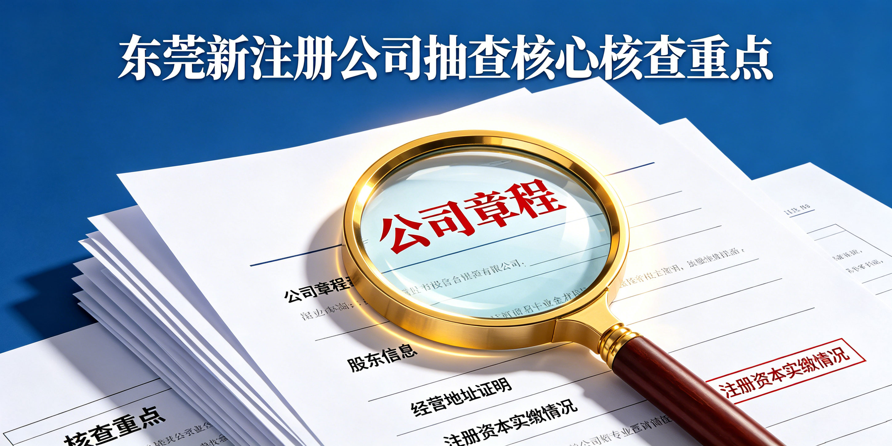 东莞刚注册的公司为什么被抽查?核查重点是什么?(图2) 东莞刚注册的公司为什么被抽查?核查重点是什么?(图2)