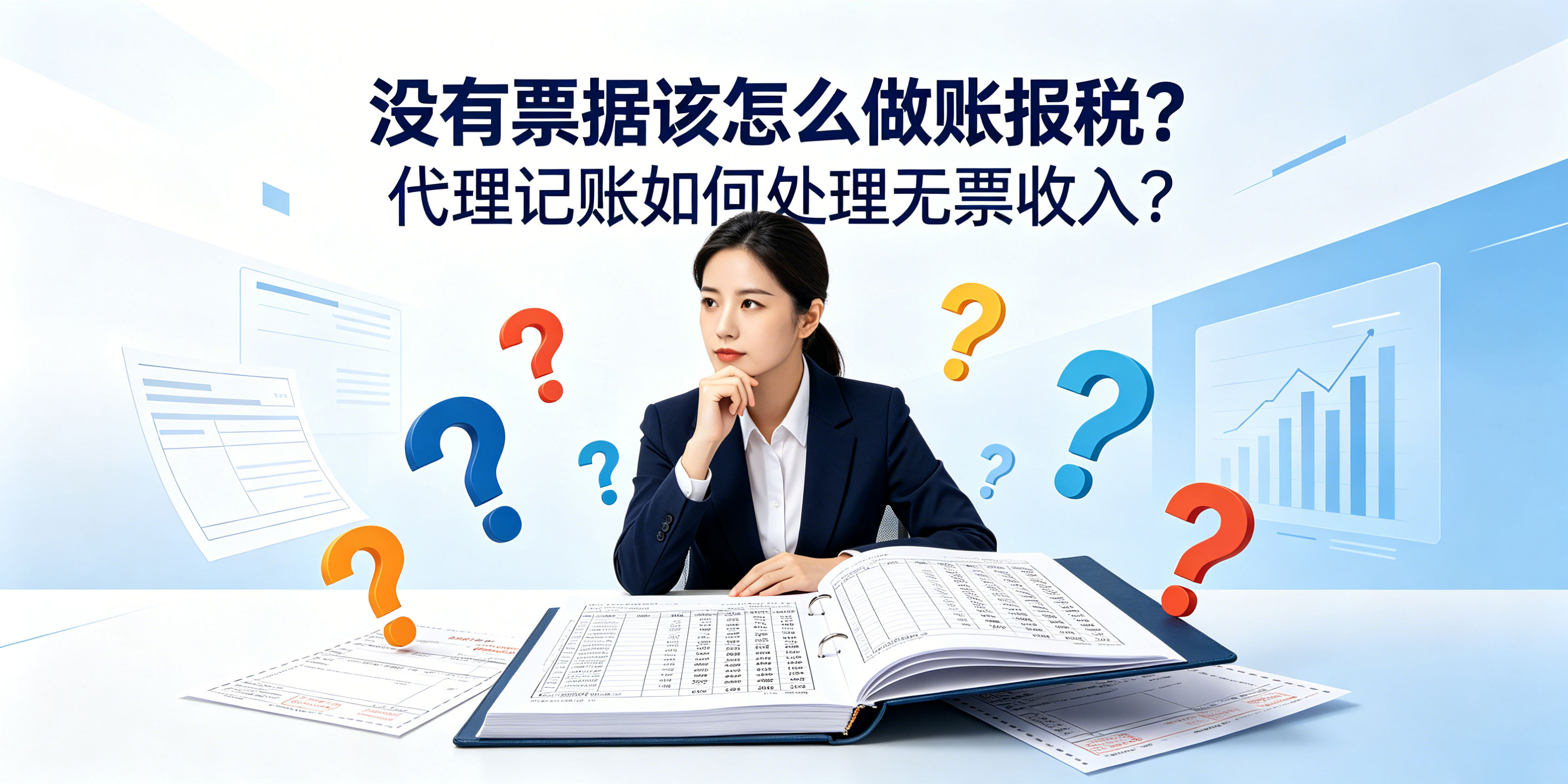 【企好运】有票据该怎么做账报税？代理记账如何处理无票收入？(图1)