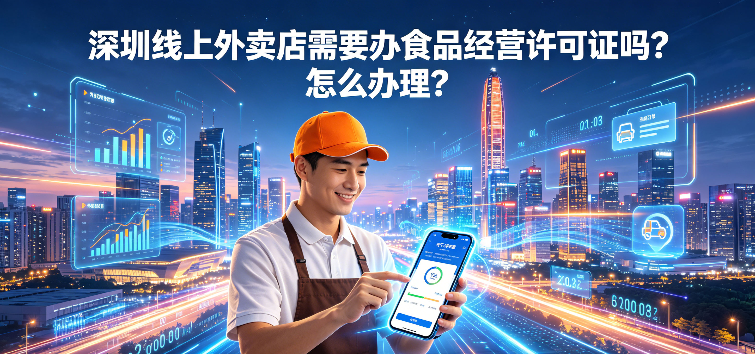 深圳线上外卖店需要办食品经营许可证吗？怎么办理？(图1)
