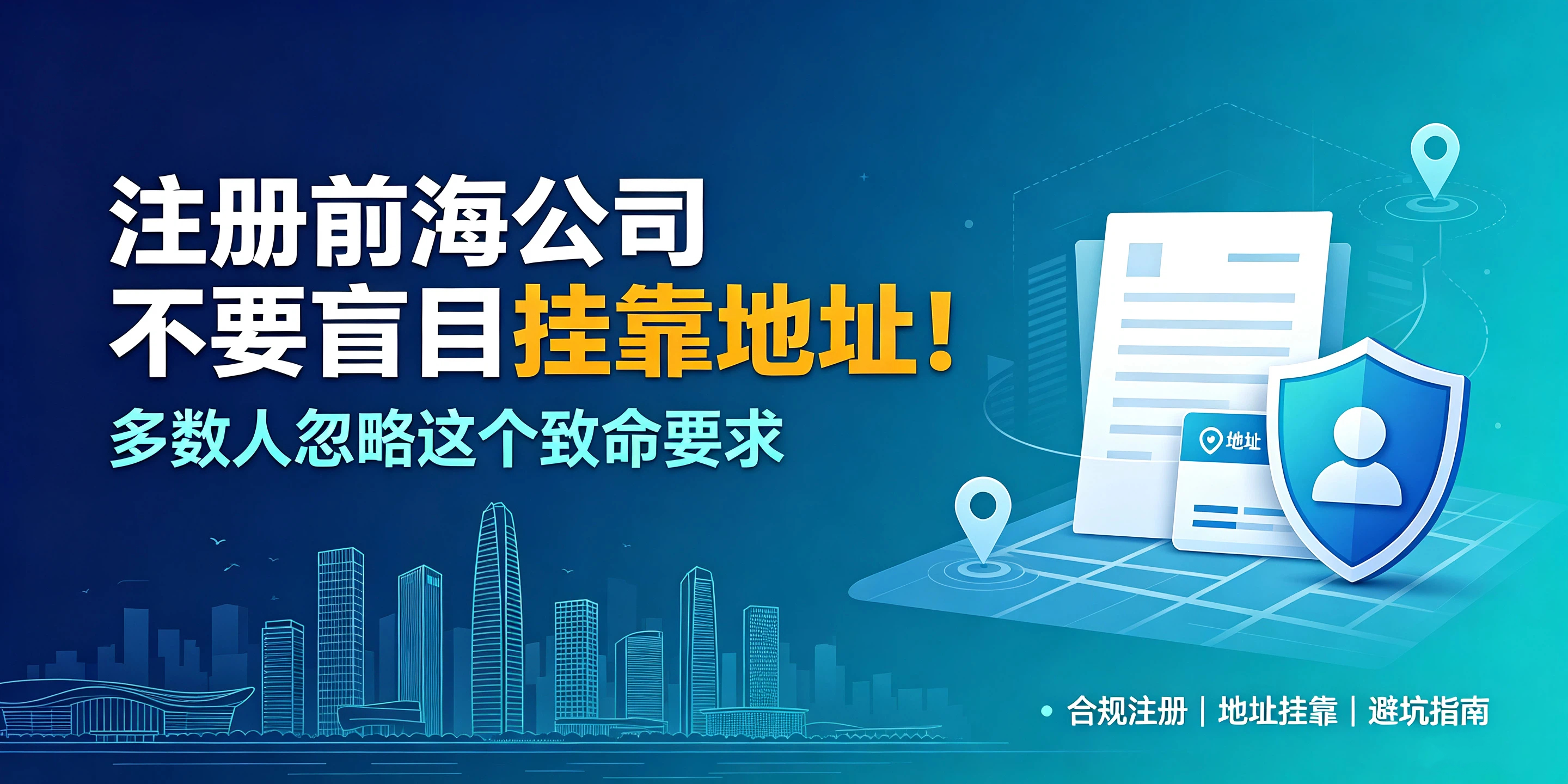 【企好运】注册前海公司不要盲目挂靠地址!多数人忽略这个致命要求(图1) 【企好运】注册前海公司不要盲目挂靠地址!多数人忽略这个致命要求(图1)