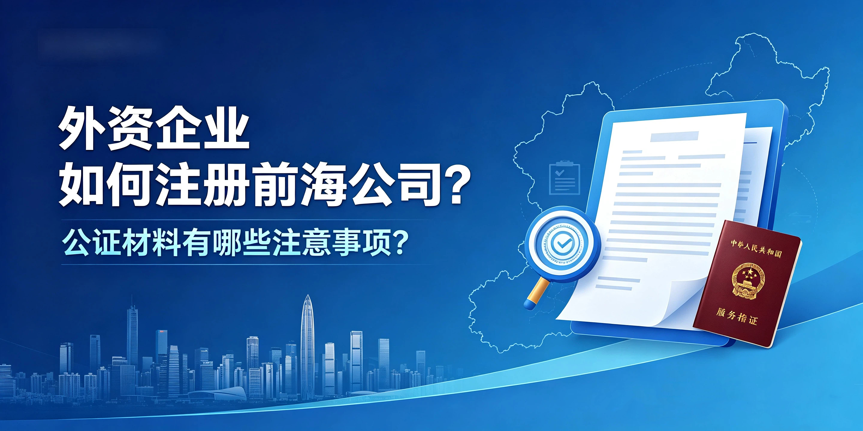 【企好运】外资企业如何注册前海公司?公证材料有哪些注意事项?(图1) 【企好运】外资企业如何注册前海公司?公证材料有哪些注意事项?(图1)