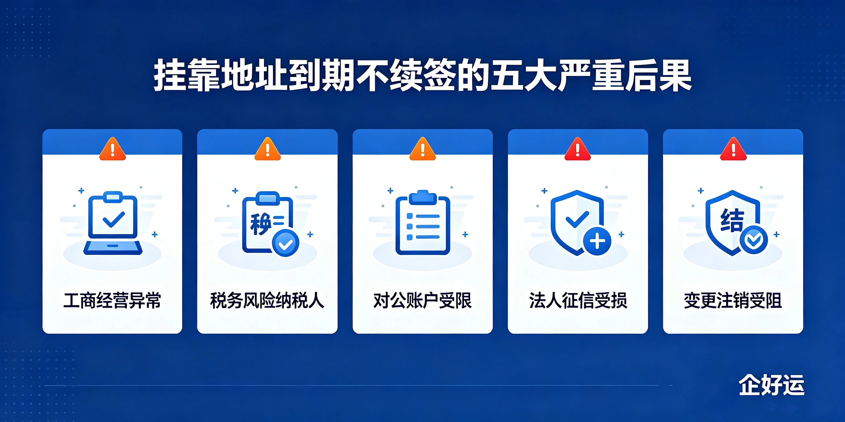 【企好运】注册前海公司的挂靠地址到期不续签,会有什么后果?(图3) 【企好运】注册前海公司的挂靠地址到期不续签,会有什么后果?(图3)