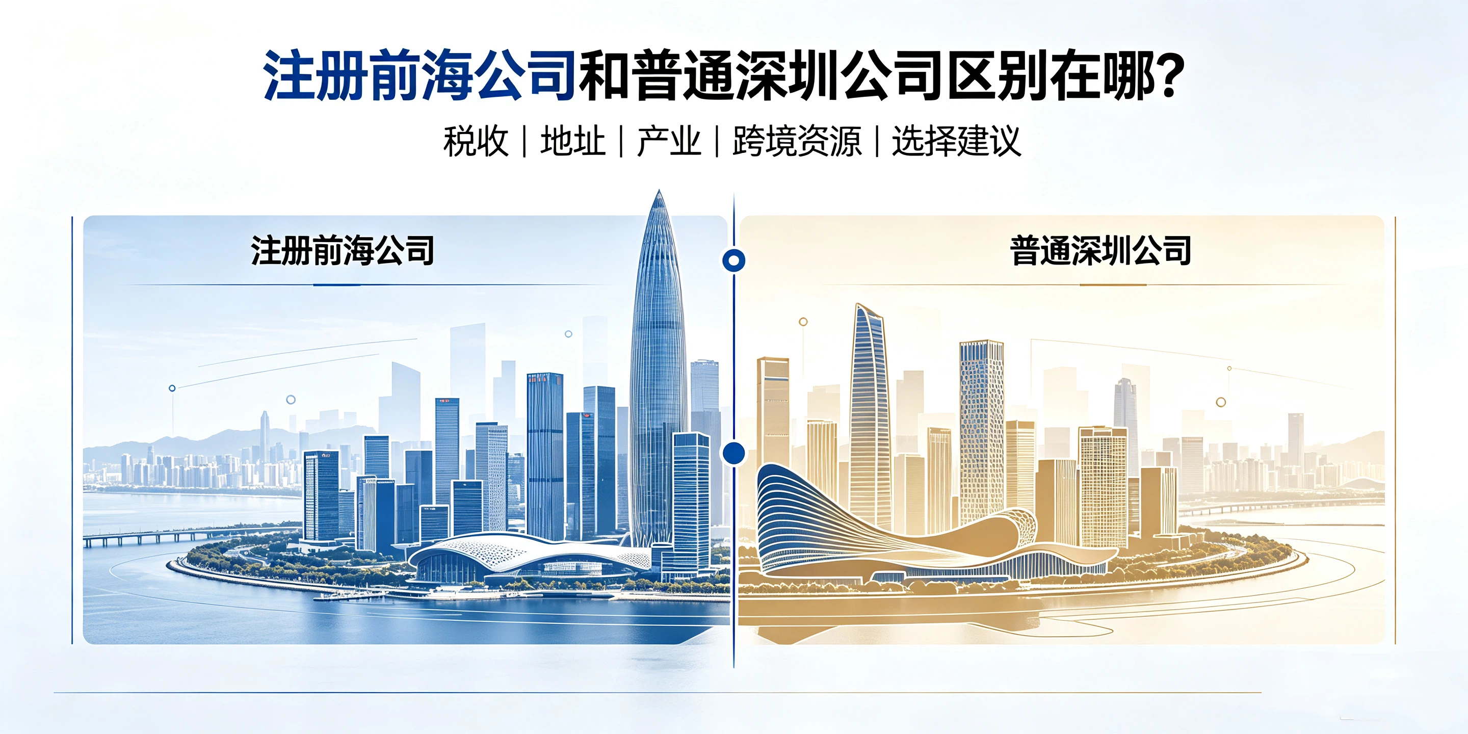 【企好运】注册前海公司和普通深圳公司区别在哪?看完不踩坑(图1) 【企好运】注册前海公司和普通深圳公司区别在哪?看完不踩坑(图1)