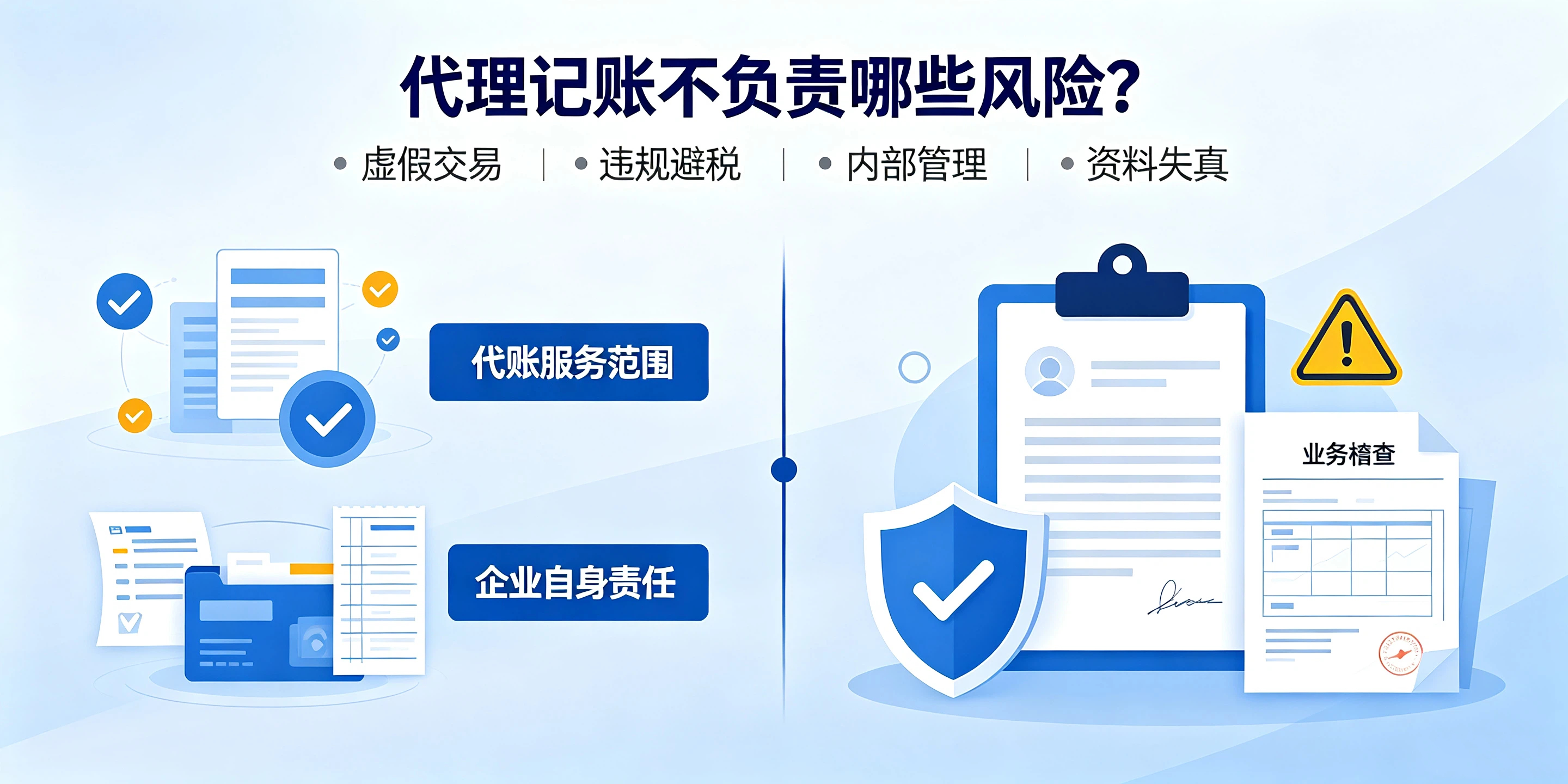 【企好运】代理记账会帮企业规避税务风险吗？科普代账的职责边界(图4)