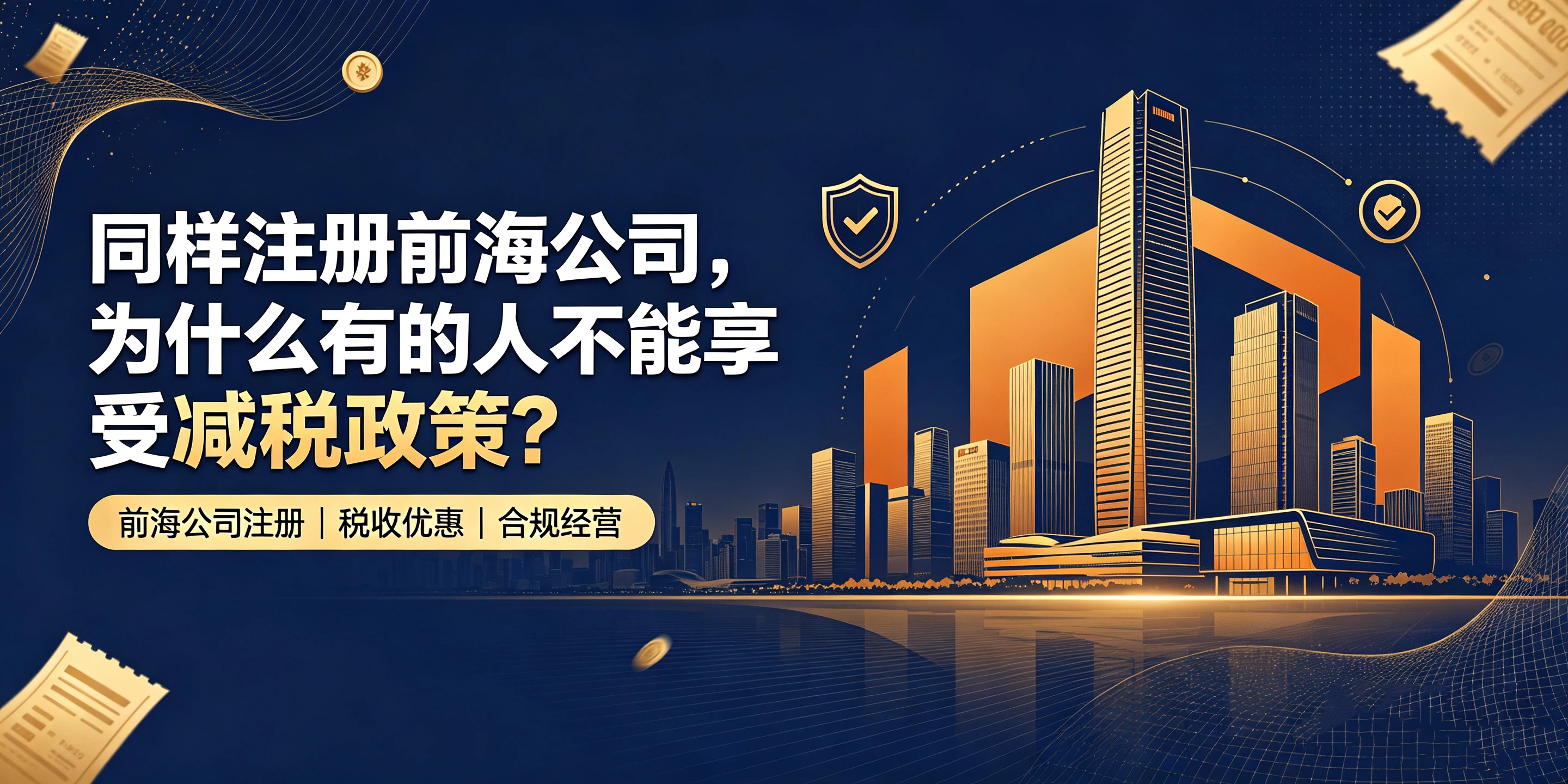 【企好运】同样注册前海公司,为什么有的人不能享受减税政策?(图1) 【企好运】同样注册前海公司,为什么有的人不能享受减税政策?(图1)