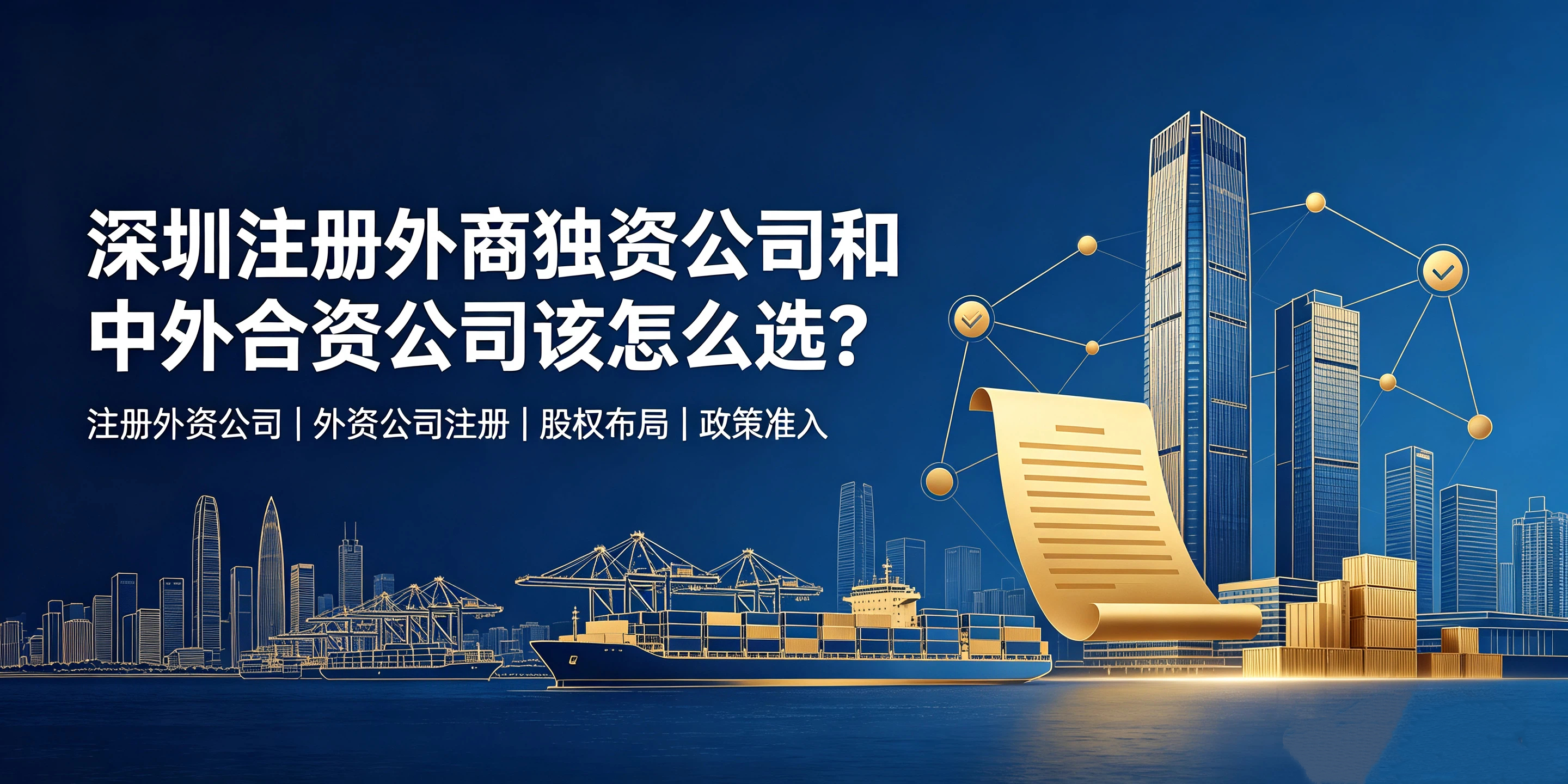【企好运】深圳注册外商独资公司和中外合资公司该怎么选?(图1) 【企好运】深圳注册外商独资公司和中外合资公司该怎么选?(图1)