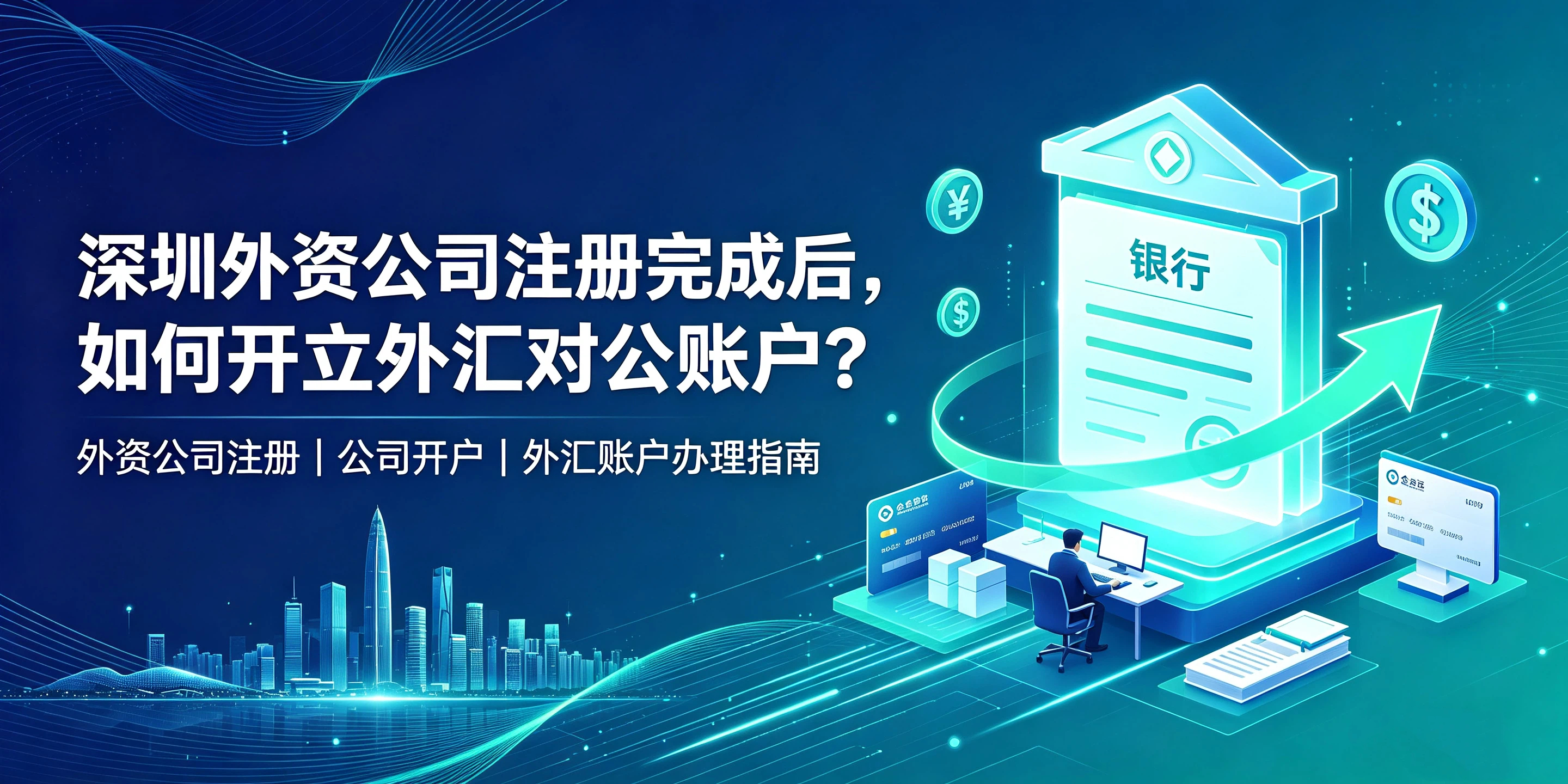 【企好运】深圳外资公司注册完成后,如何开立外汇对公账户?(图1) 【企好运】深圳外资公司注册完成后,如何开立外汇对公账户?(图1)