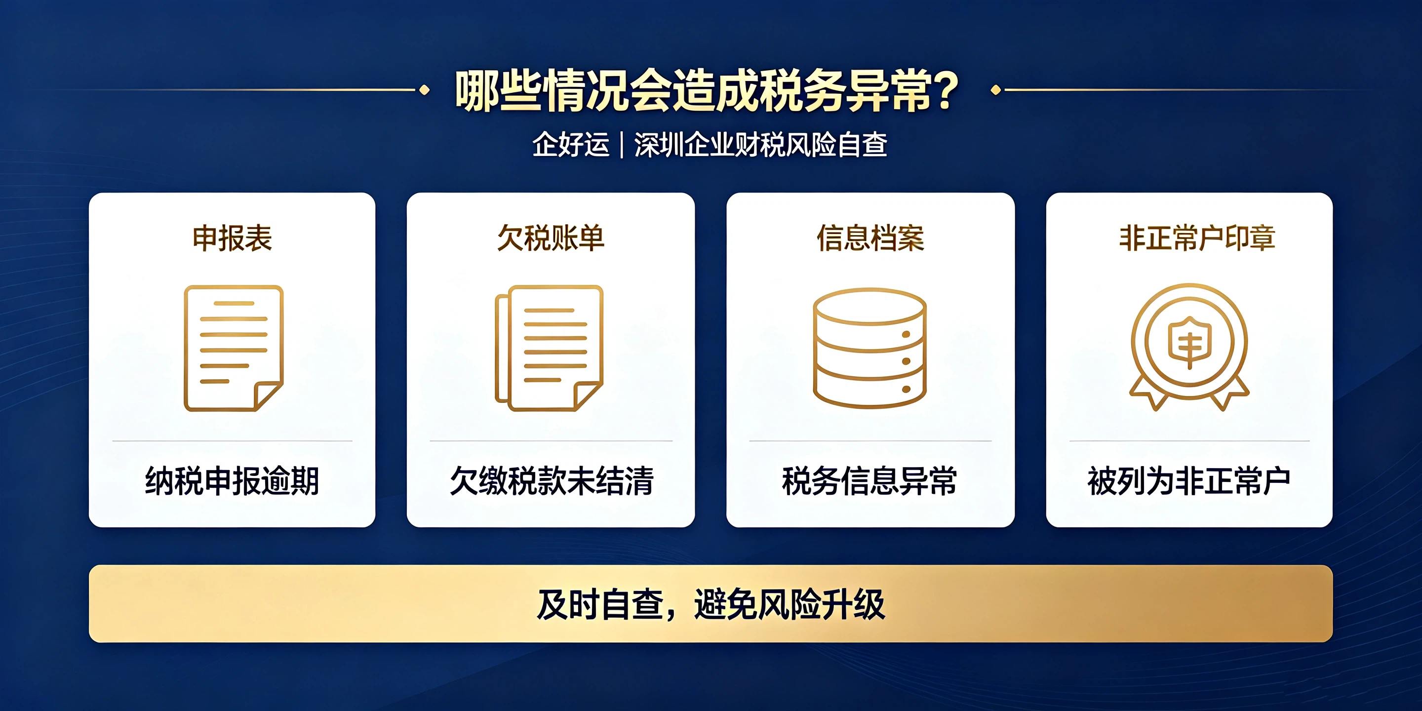 【企好运】深圳公司税务异常长期不处理,法人会被限高吗?(图2) 【企好运】深圳公司税务异常长期不处理,法人会被限高吗?(图2)