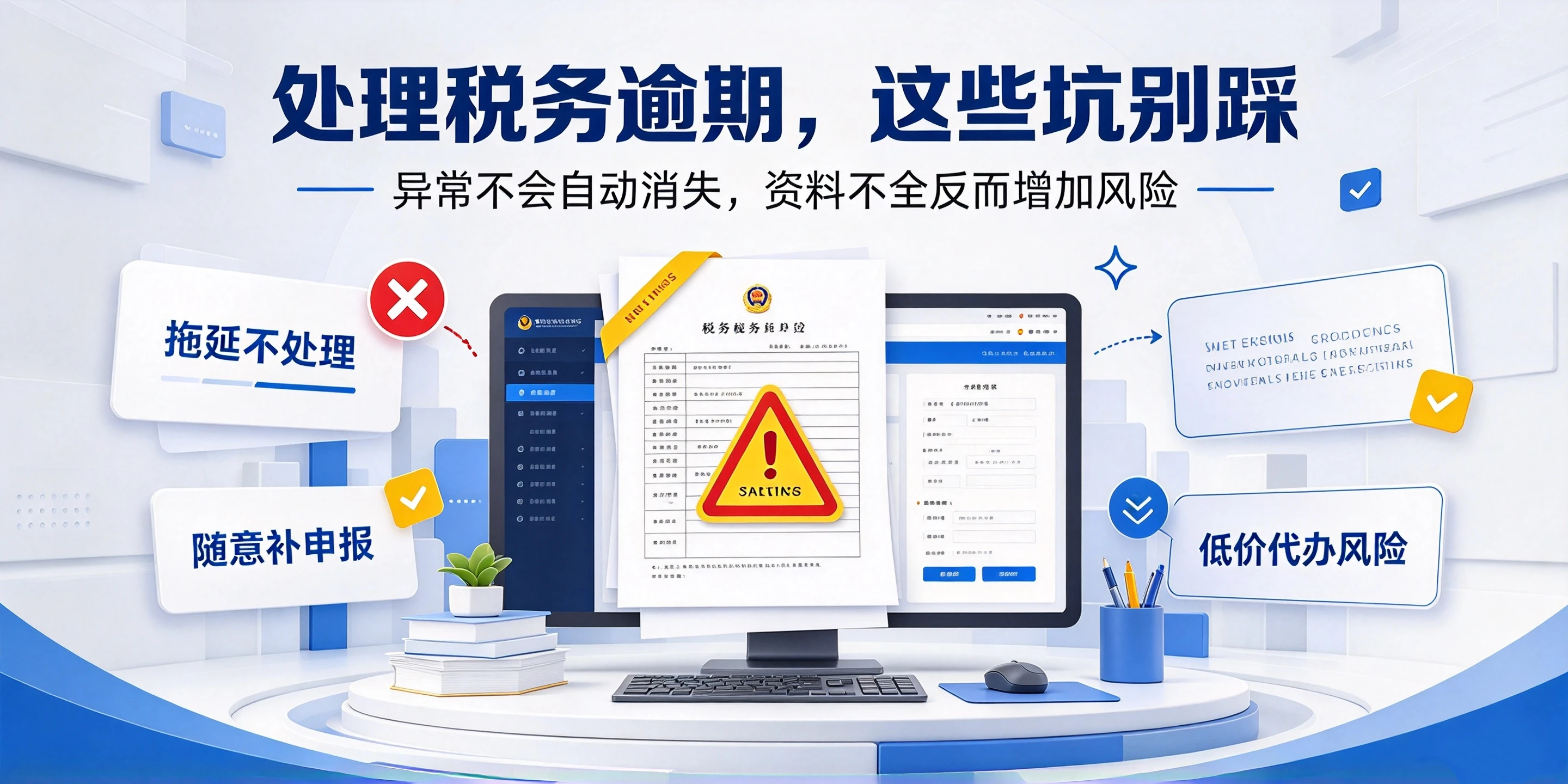 【企好运】深圳公司税务逾期千万别乱处理，踩坑直接影响法人！(图3)
