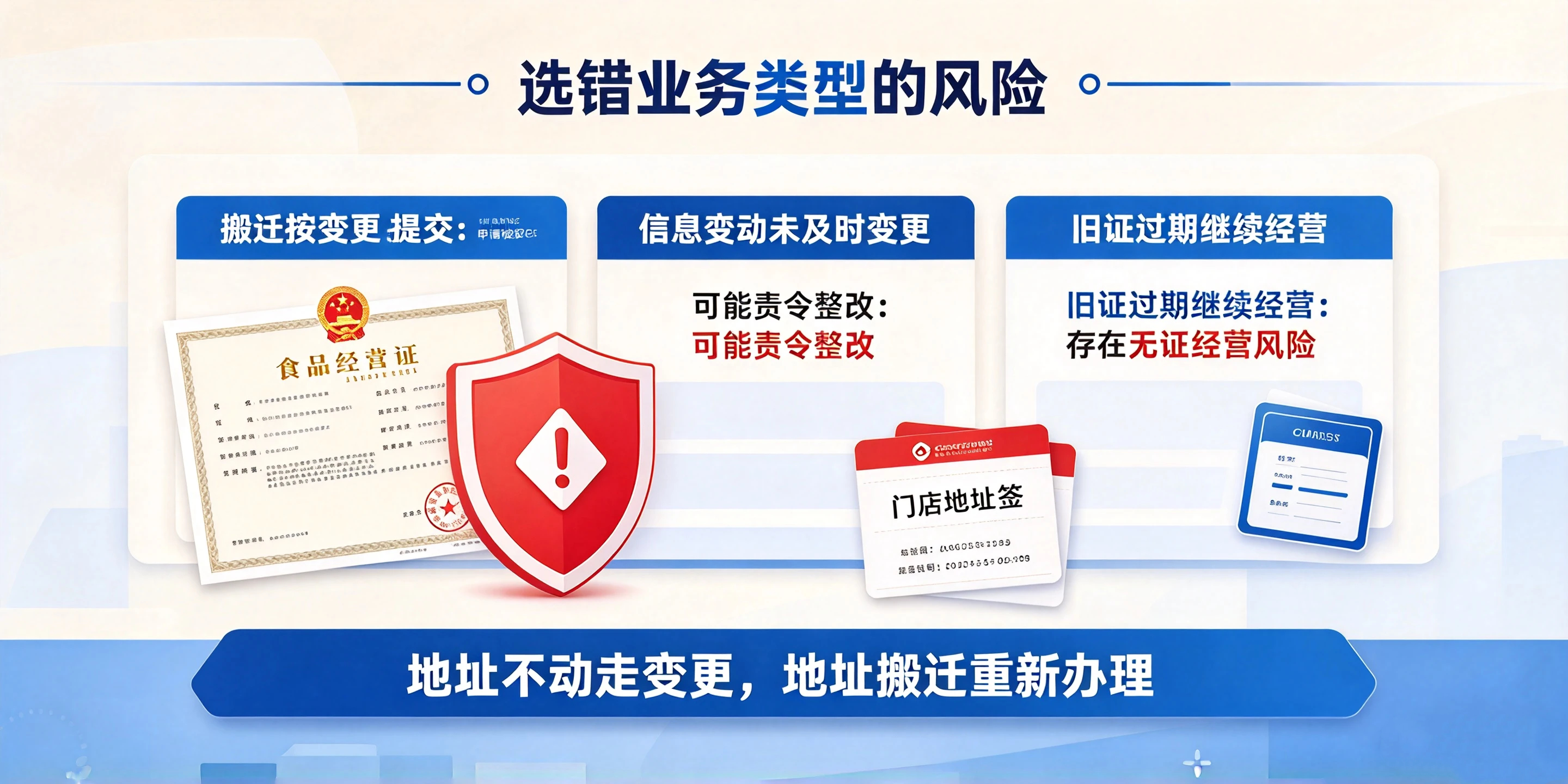 【企好运】深圳食品经营许可证变更和重新办理区别是什么?(图5) 【企好运】深圳食品经营许可证变更和重新办理区别是什么?(图5)