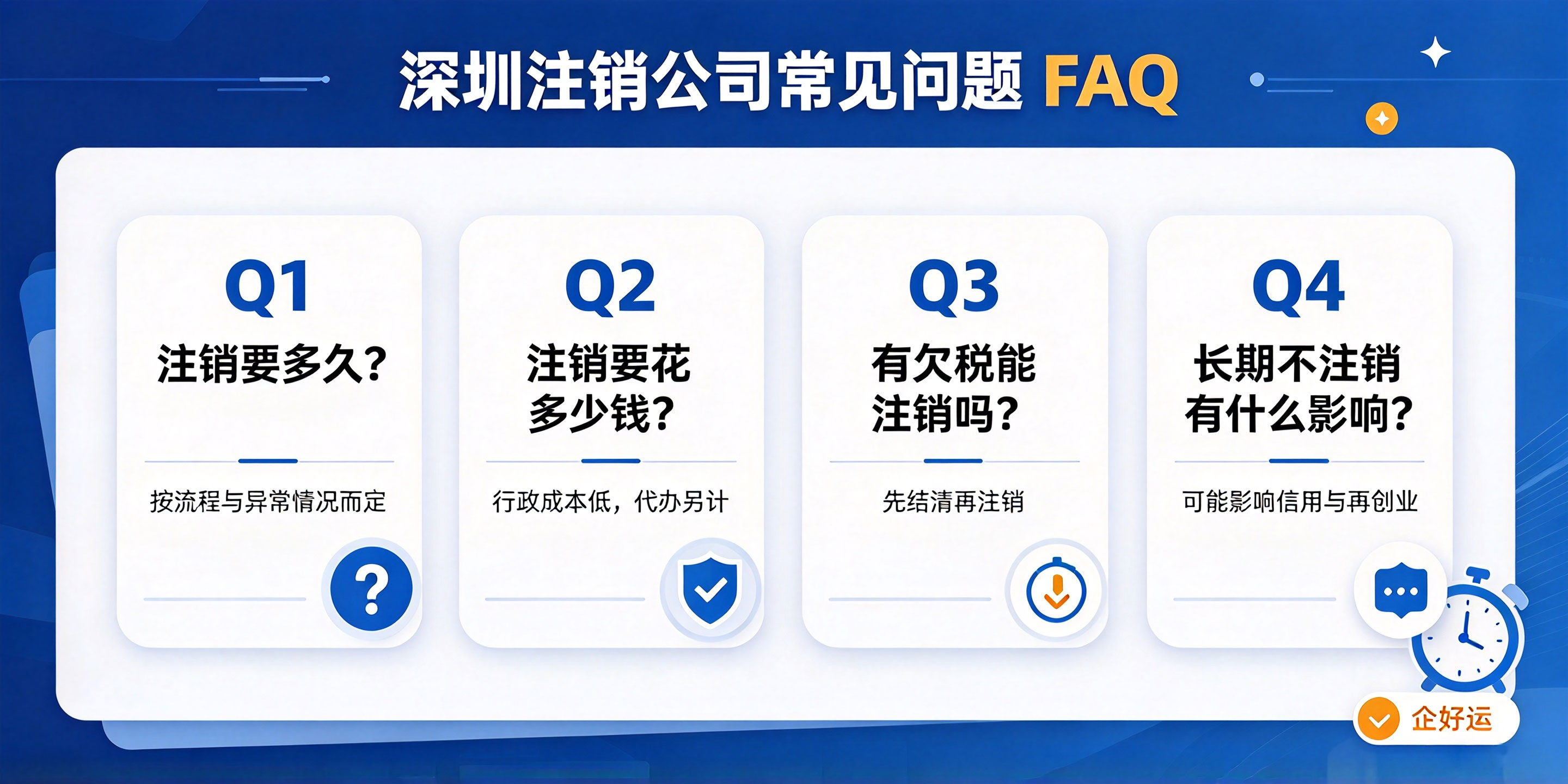 【企好运】在深圳注销公司要跑哪些部门？一篇说清全部环节与避坑要点(图5)
