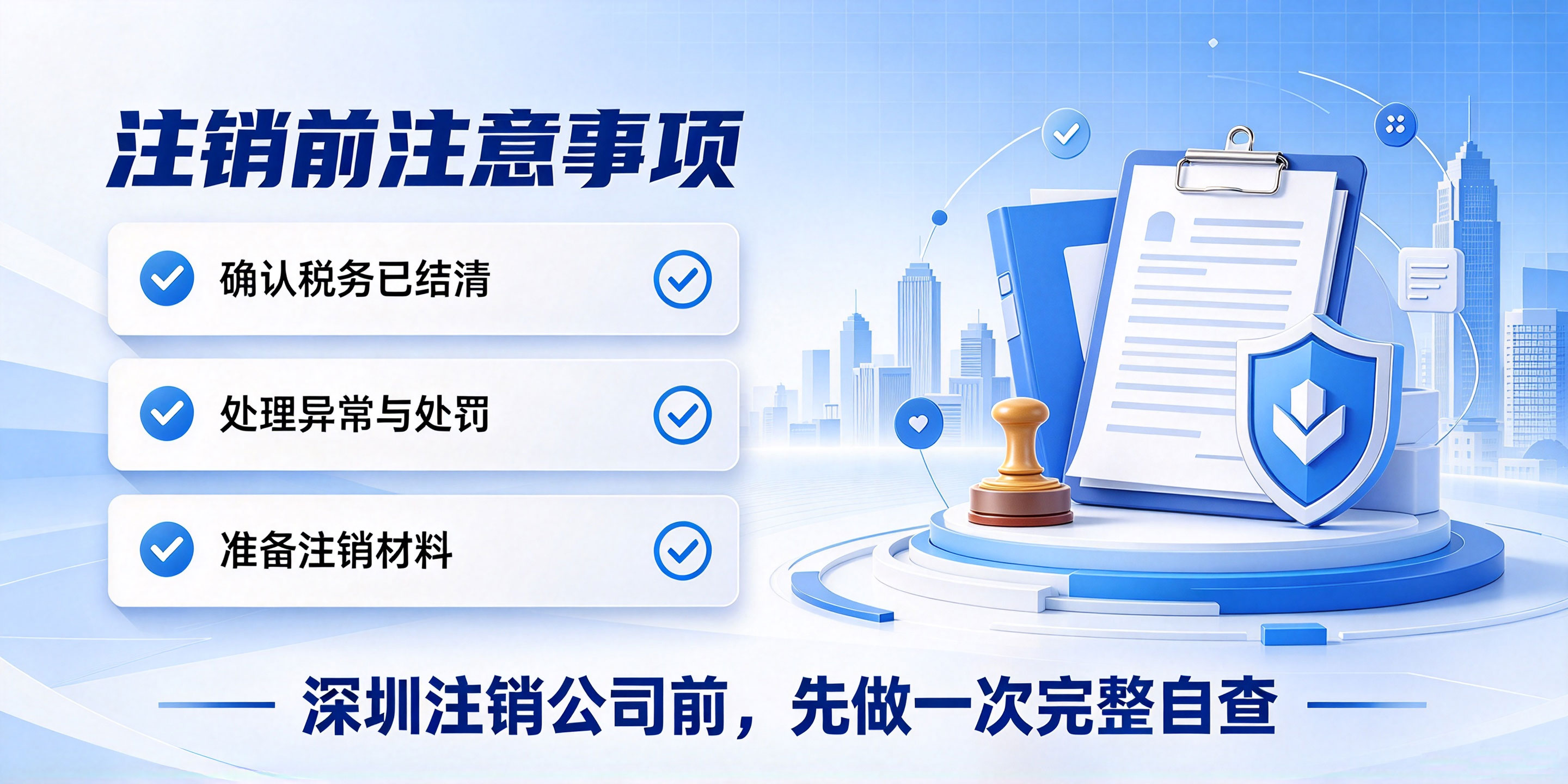 【企好运】深圳简易注销条件是什么？有什么限制？(图5)
