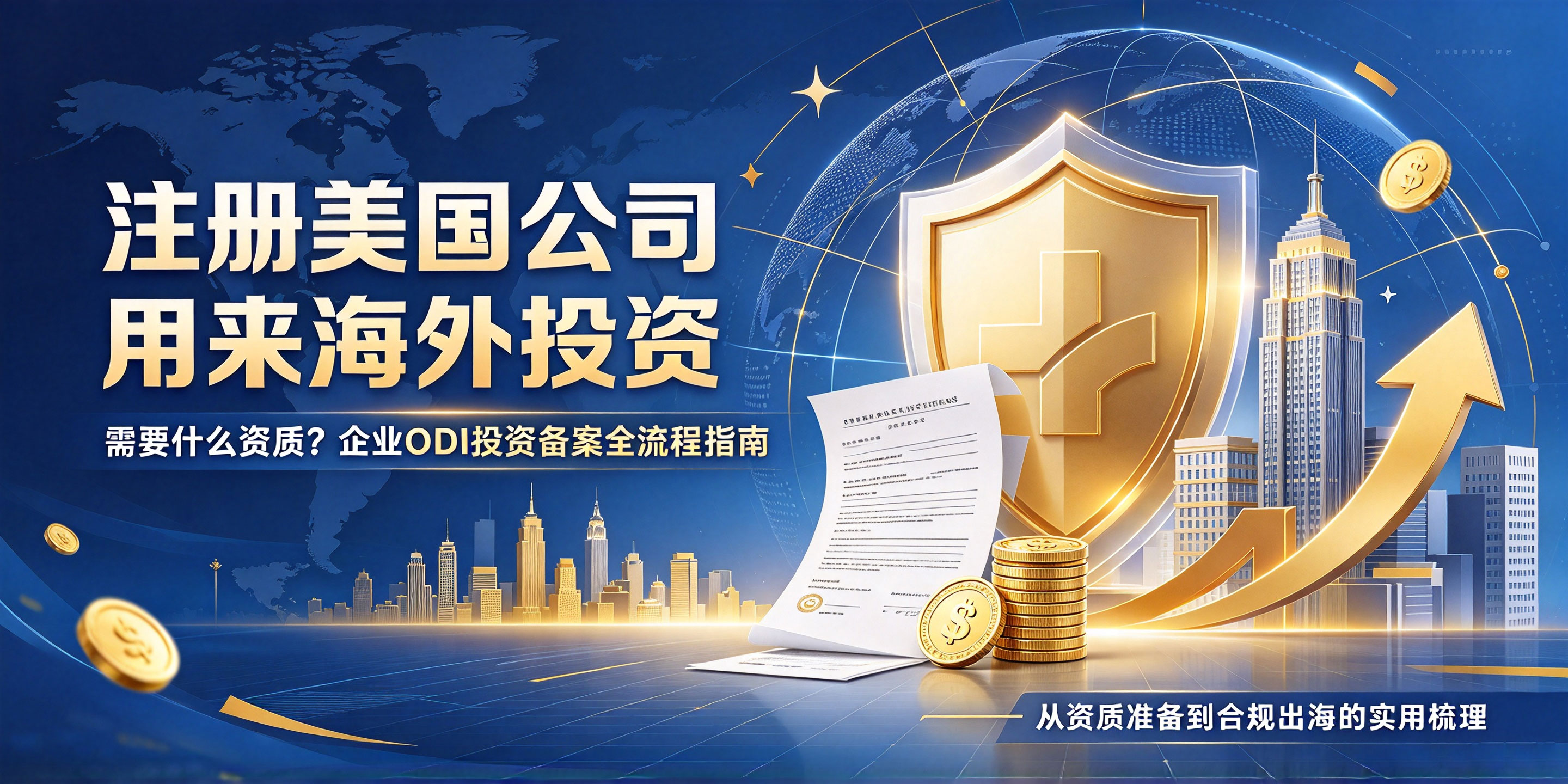 【企好运】注册美国公司用来海外投资,需要什么资质?企业ODI投资备案全流程指南(图1) 【企好运】注册美国公司用来海外投资,需要什么资质?企业ODI投资备案全流程指南(图1)