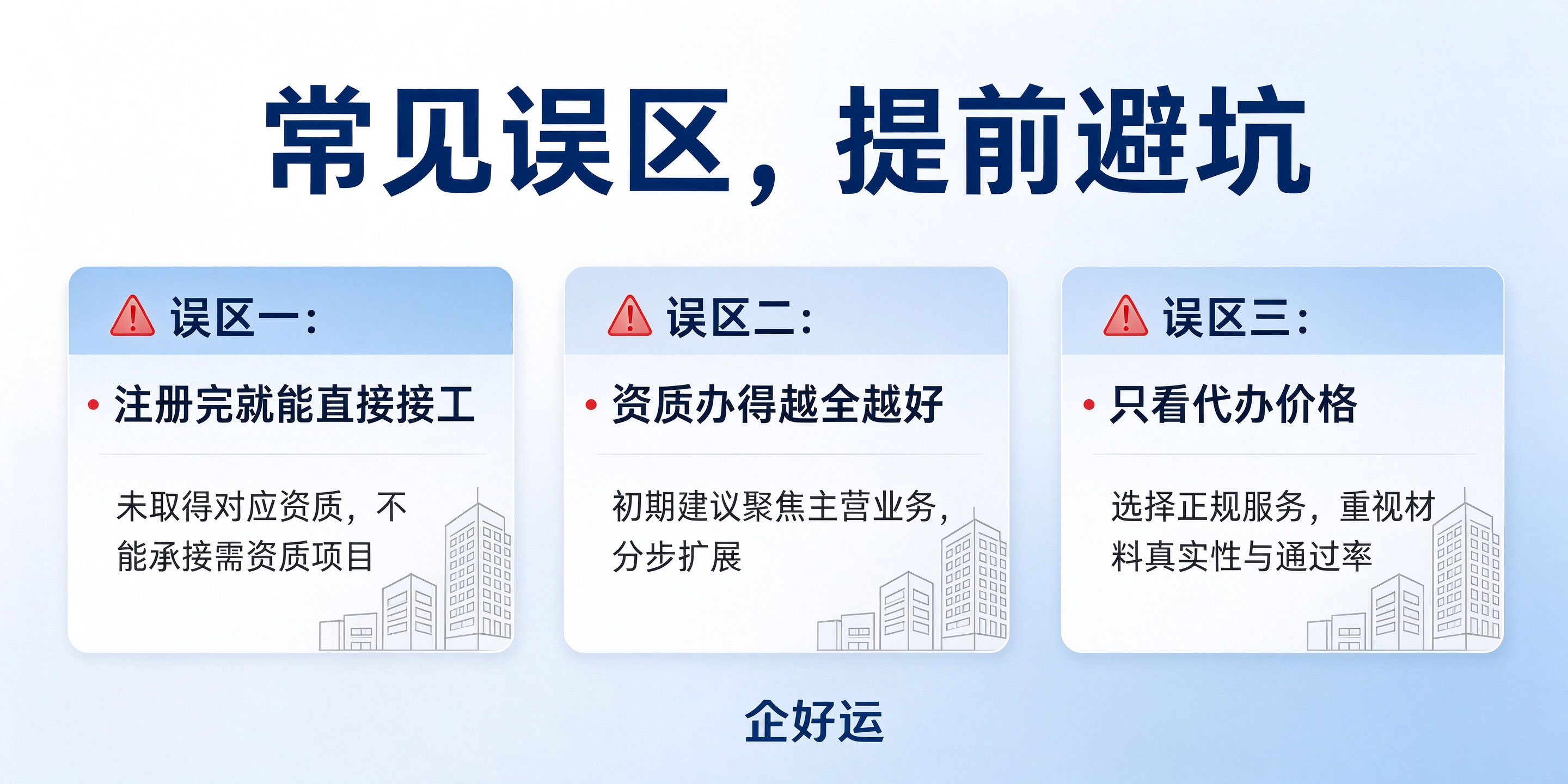 【企好运】东莞建筑工程公司注册后,资质办理和注册要分开办吗?一文讲清两者关系(图4) 【企好运】东莞建筑工程公司注册后,资质办理和注册要分开办吗?一文讲清两者关系(图4)