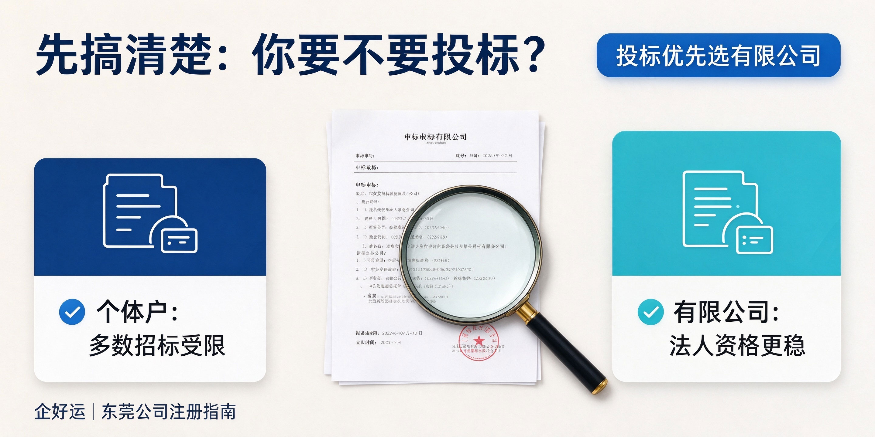 【企好运】东莞设计工作室注册个体户还是有限公司?投标用怎么选?(图2) 【企好运】东莞设计工作室注册个体户还是有限公司?投标用怎么选?(图2)