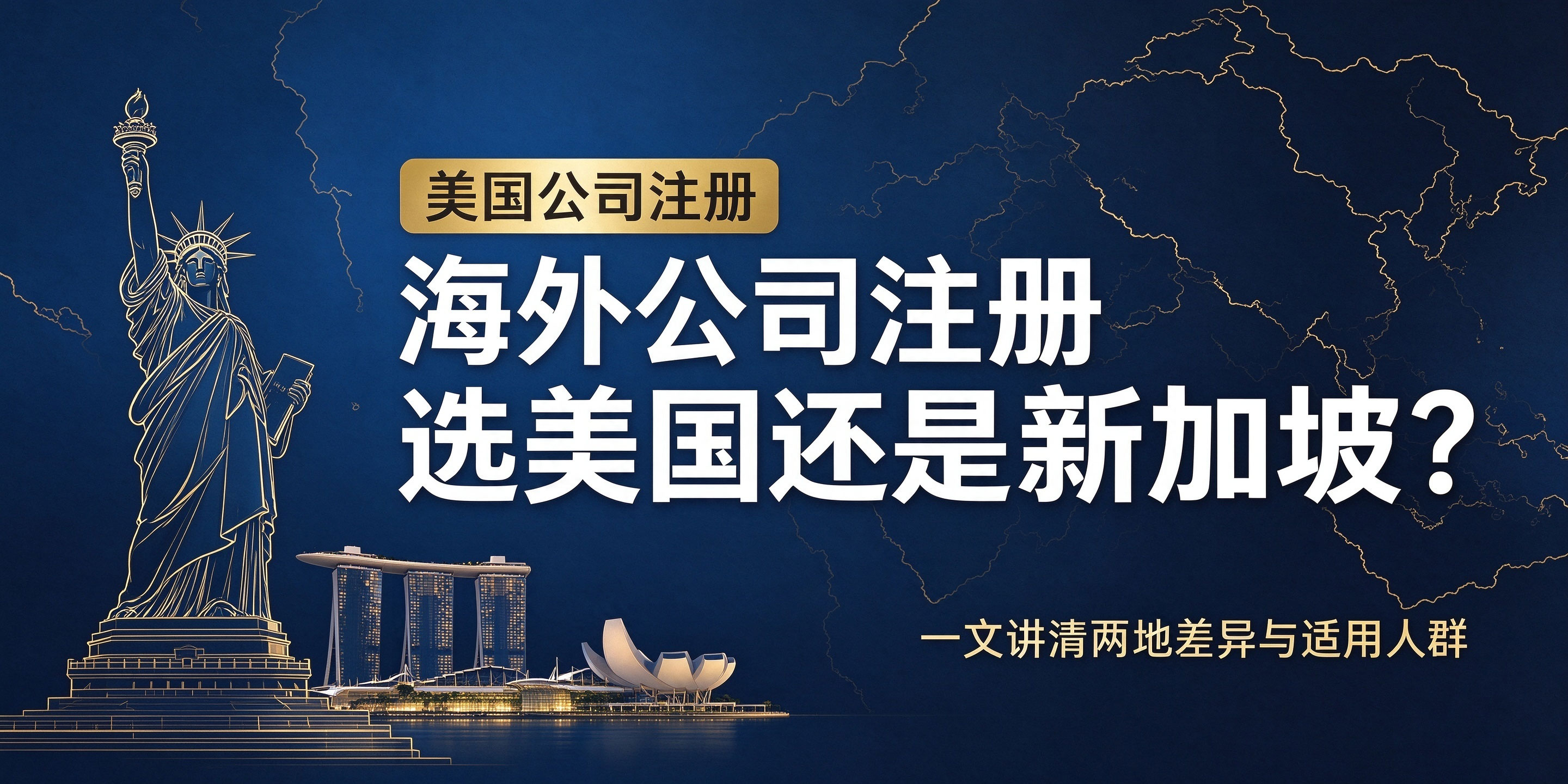 【企好运】海外公司注册选美国还是新加坡？一文讲清两地差异与适用人群(图1)