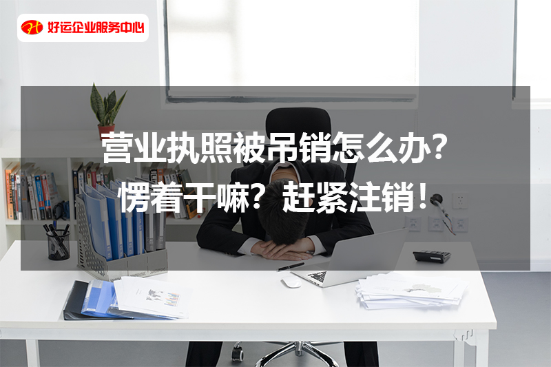 【好运企业创业知识】营业执照被吊销怎么办？愣着干嘛？赶紧注销！(图1)